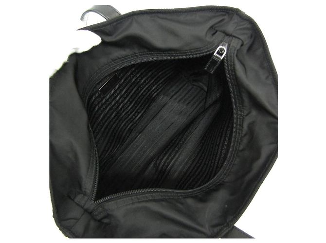 Prada Tessuto Nylon Handtasche Schwarz - Ansicht 11