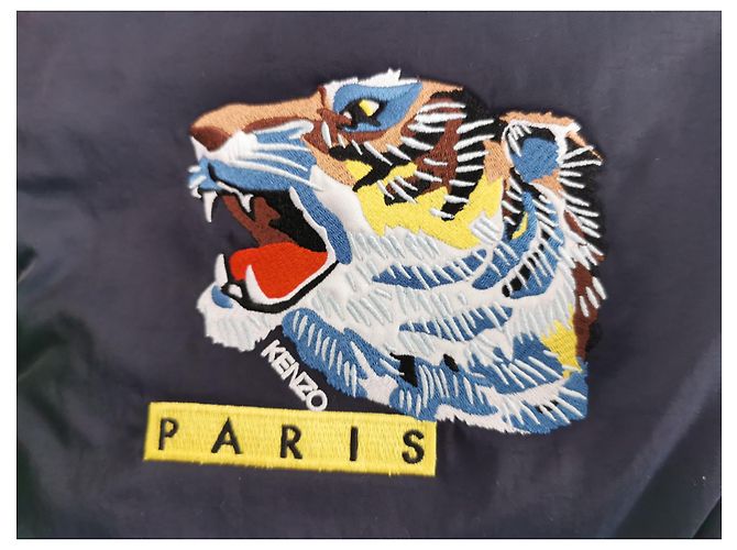 Zaino Kenzo blu navy - vista 4