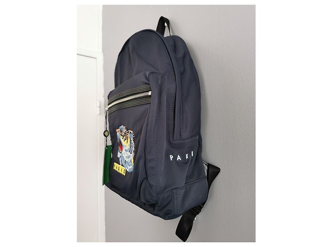 Zaino Kenzo blu navy - vista 5