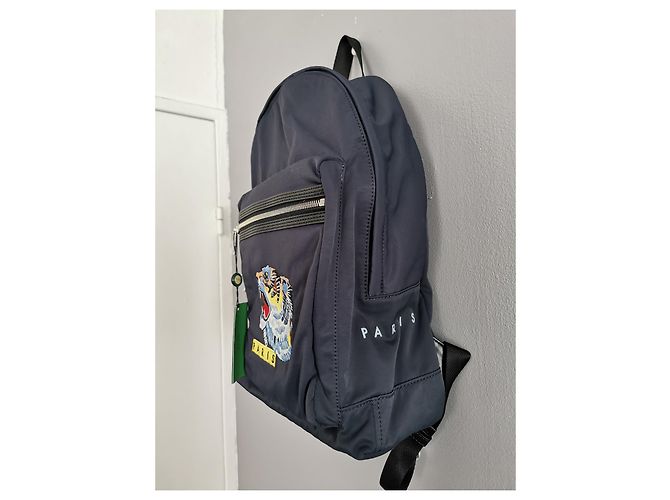 Zaino Kenzo blu navy - vista 6