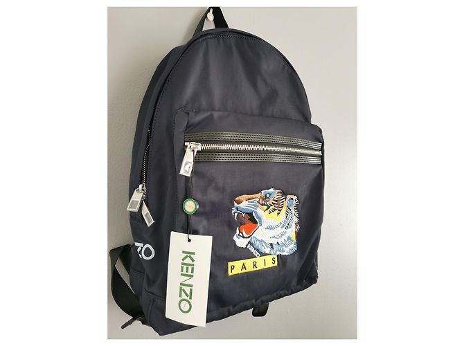 Zaino Kenzo blu navy - vista 7