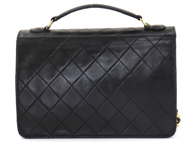 Borsa a spalla Chanel Matelassé con doppio fermo a scatto Nero - vista 2