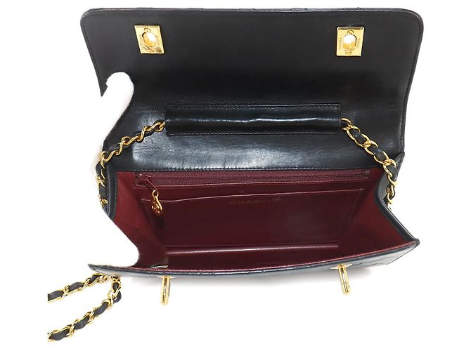 Borsa a spalla Chanel Matelassé con doppio fermo a scatto Nero - vista 7