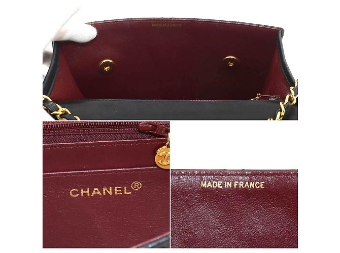 Borsa a spalla Chanel Matelassé con doppio fermo a scatto Nero - vista 8