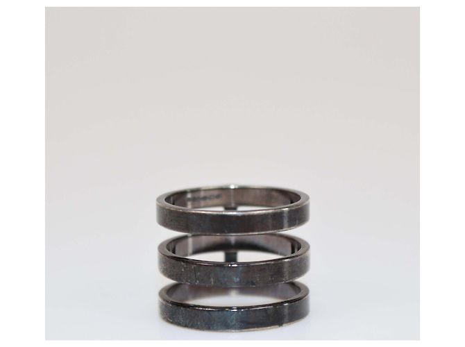 Anello in argento sterling Repossi Berbere Modulo 3 Righe Taglia 53 / US 6 1/4 - vista 3