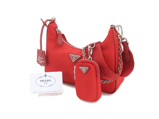 Saffiano Borsa a Spalla Prada Re-Edition 2005 - vista 8