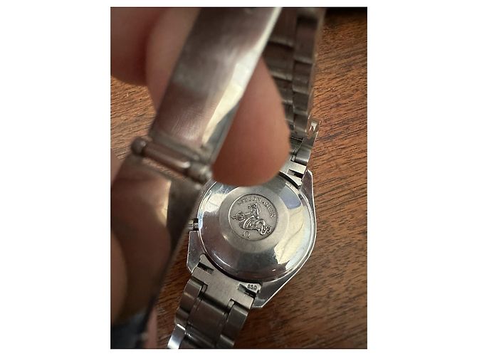 Omega Speedmaster Automatico triplo data Silver hardware - vista 4
