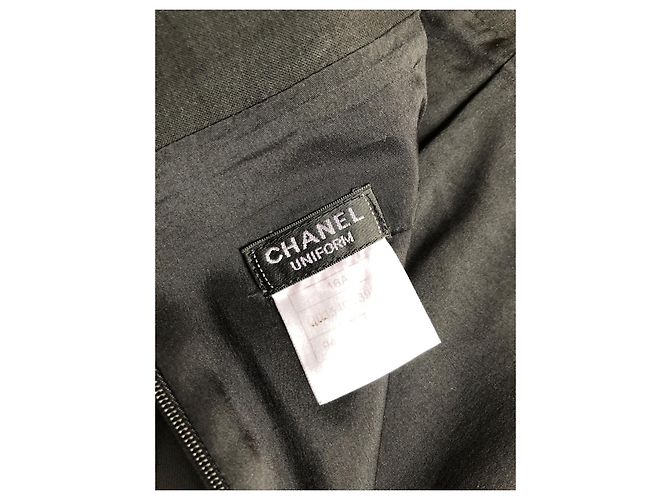 Chanel Rockanzug schwarz Polyester - Ansicht 3