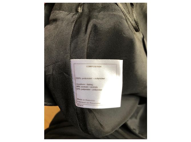 Chanel Rockanzug schwarz Polyester - Ansicht 4