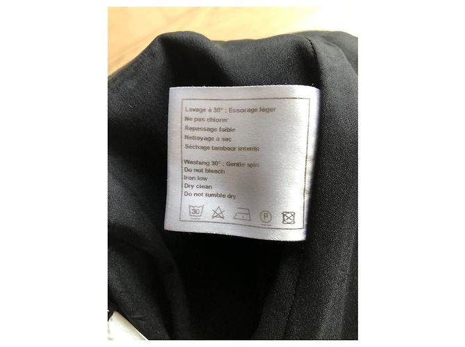 Chanel Rockanzug schwarz Polyester - Ansicht 5