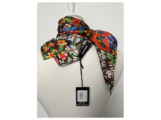 Dsquared2 Seidentuch 60x60 cm Mehrfarben - Ansicht 4