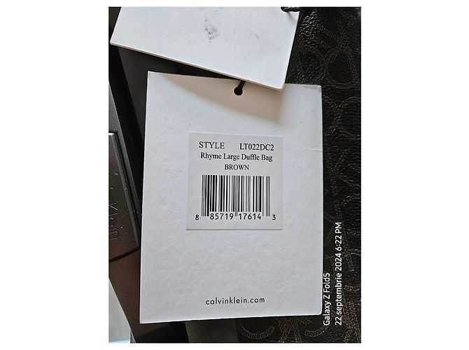 Borsa laterale Calvin Klein Marrone Poliuretano - vista 11