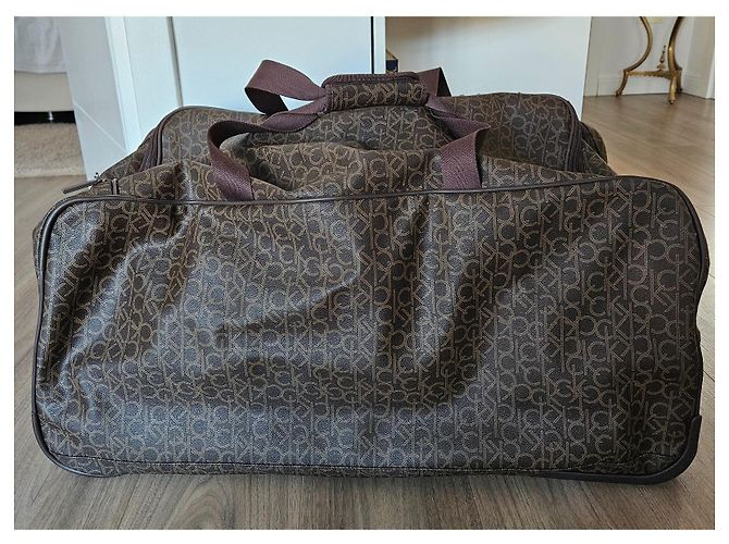 Borsa laterale Calvin Klein Marrone Poliuretano - vista 3