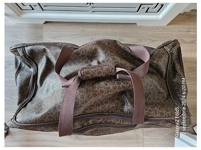 Borsa laterale Calvin Klein Marrone Poliuretano - vista 5