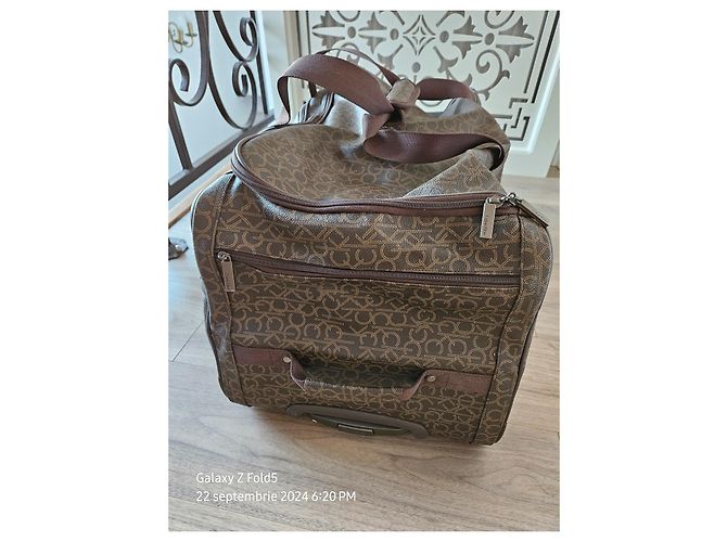 Borsa laterale Calvin Klein Marrone Poliuretano - vista 6