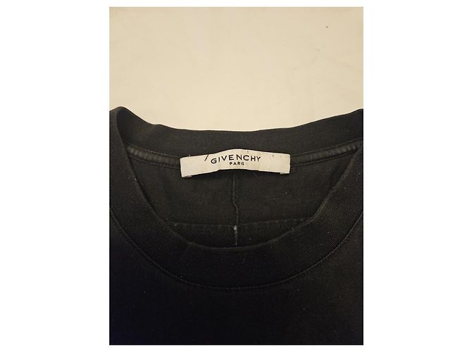 Camiseta Givenchy preta de algodão com gorilas Preto - vista 4
