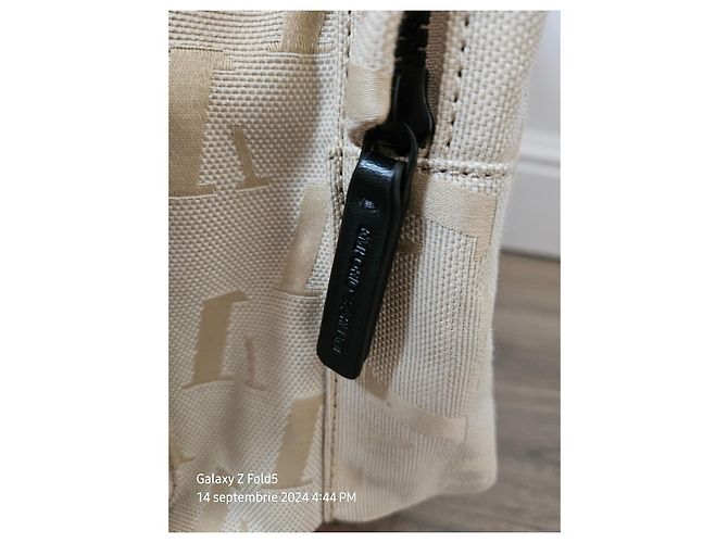 Sac à dos Emporio Armani Crème en Polyester - vue 6