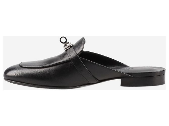 Kelly Hermès Mule nere Oz - taglia EU 36 Nero - vista 5