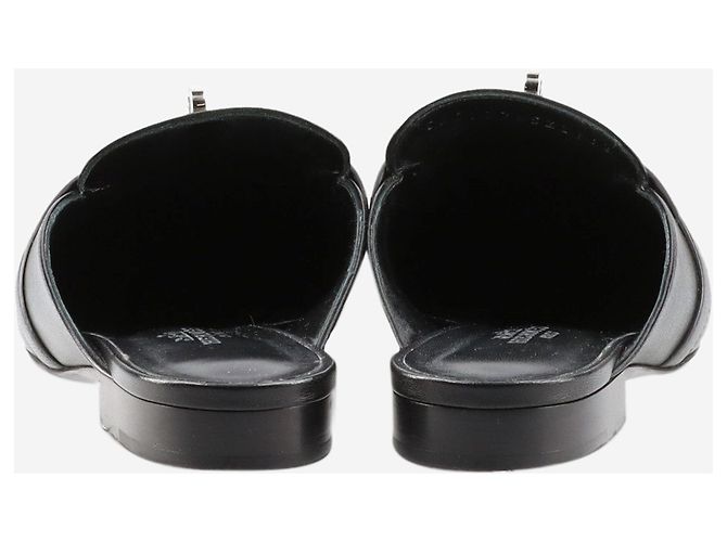 Kelly Hermès Mule nere Oz - taglia EU 36 Nero - vista 7
