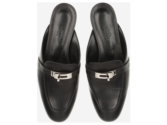 Kelly Hermès Mule nere Oz - taglia EU 36 Nero - vista 8