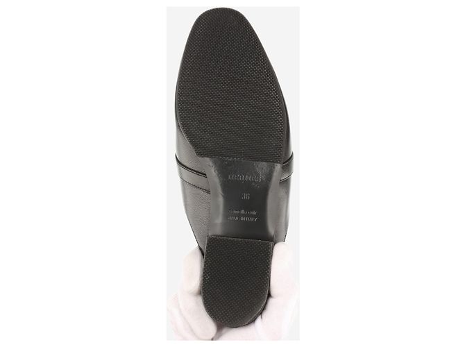 Kelly Hermès Mule nere Oz - taglia EU 36 Nero - vista 9