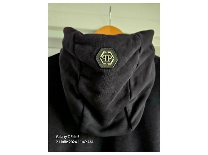 Philipp Plein Hoodie Schwarz Tigeraugen Baumwolle L - Ansicht 10