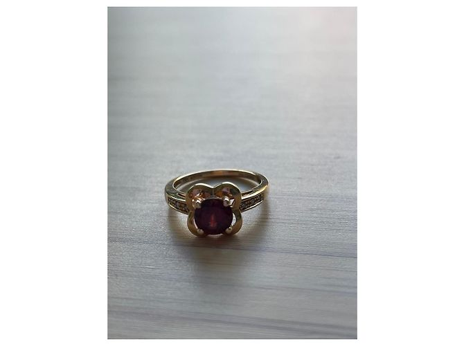 Anello Mauboussin Desire Love in oro rosa e granato rhodolita D'oro - vista 2