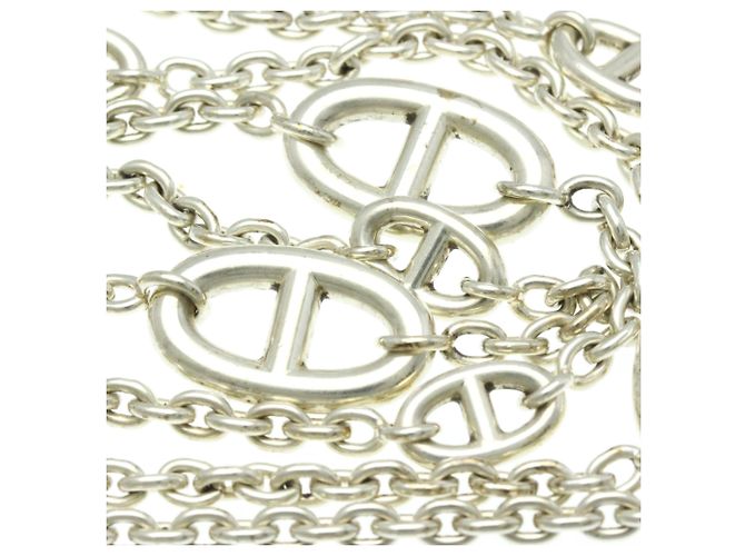 Chaîne d'ancre Hermès Collana con pendente Chaine d'Ancre in Argento 925 Hermes - vista 11