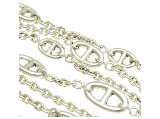 Chaîne d'ancre Hermès Collana con pendente Chaine d'Ancre in Argento 925 Hermes - vista 12