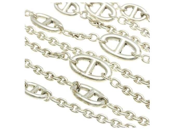 Chaîne d'ancre Hermès Collana con pendente Chaine d'Ancre in Argento 925 Hermes - vista 13