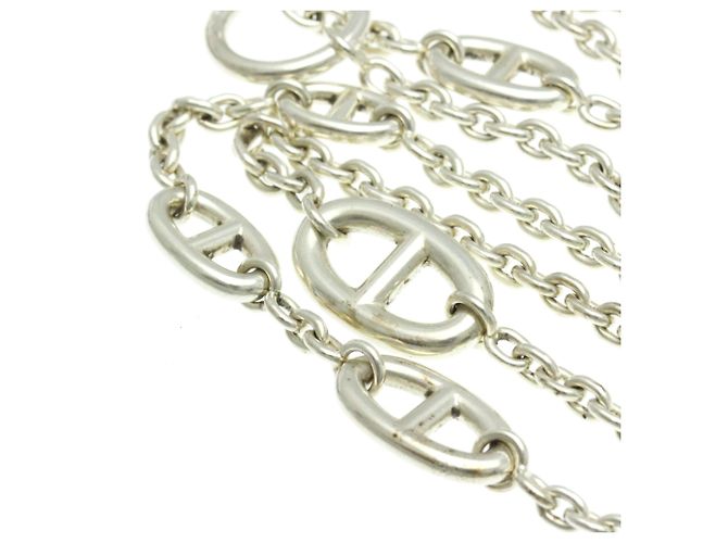 Chaîne d'ancre Hermès Collana con pendente Chaine d'Ancre in Argento 925 Hermes - vista 14
