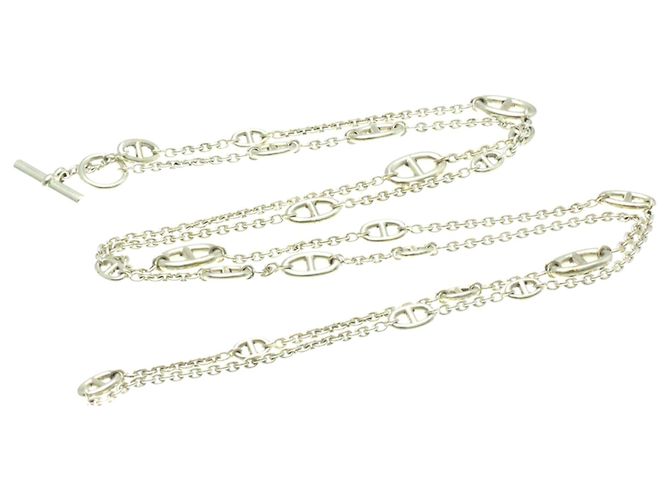 Chaîne d'ancre Hermès Collana con pendente Chaine d'Ancre in Argento 925 Hermes - vista 2