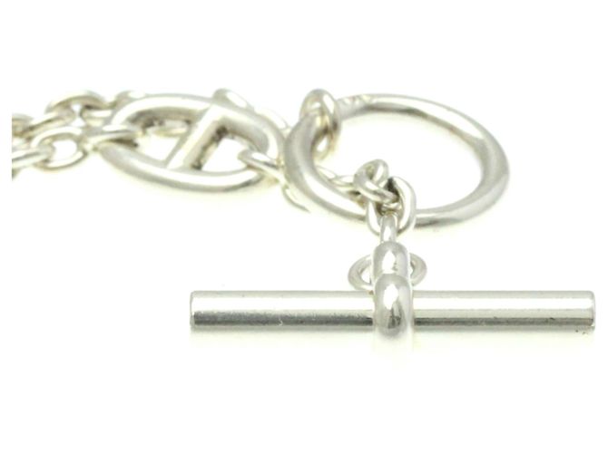 Chaîne d'ancre Hermès Collana con pendente Chaine d'Ancre in Argento 925 Hermes - vista 9