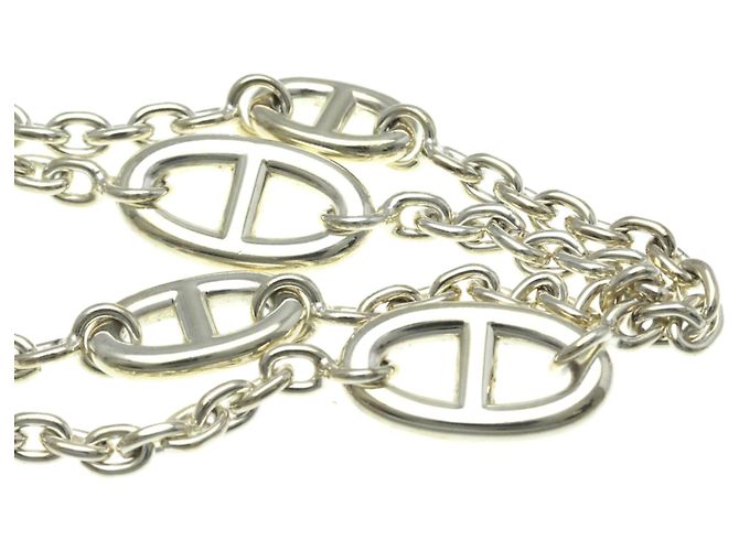 Chaîne d'ancre Hermès Collana con Pendente Chaine d'Ancre in Argento 925 Hermes - vista 10