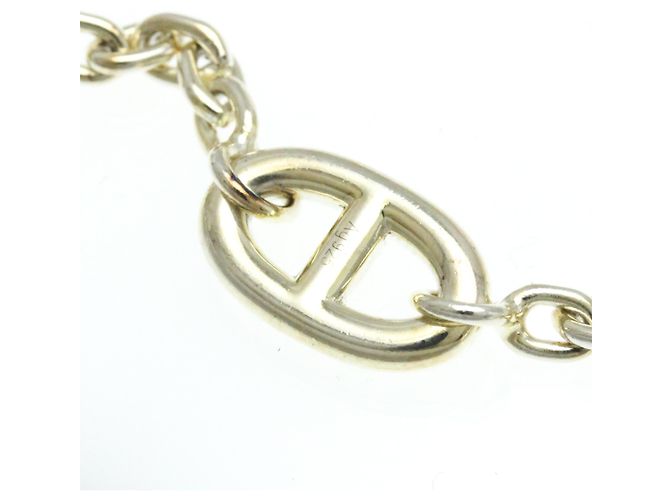 Chaîne d'ancre Hermès Collana con Pendente Chaine d'Ancre in Argento 925 Hermes - vista 4