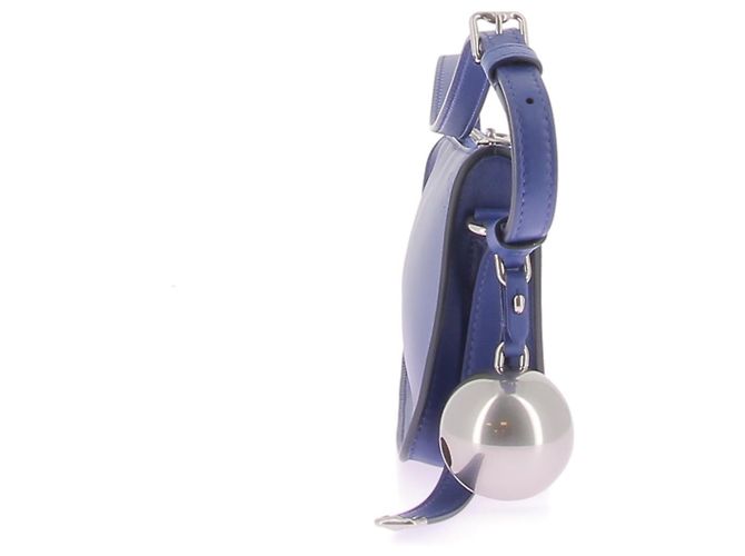 Borse a mano Burberry T. Pelle Blu - vista 3