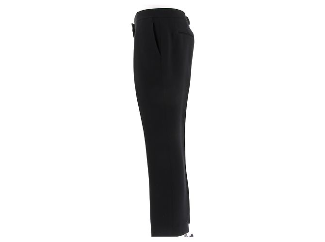 Pantalones DIOR T.FR 40 Lana Negro - vista 4