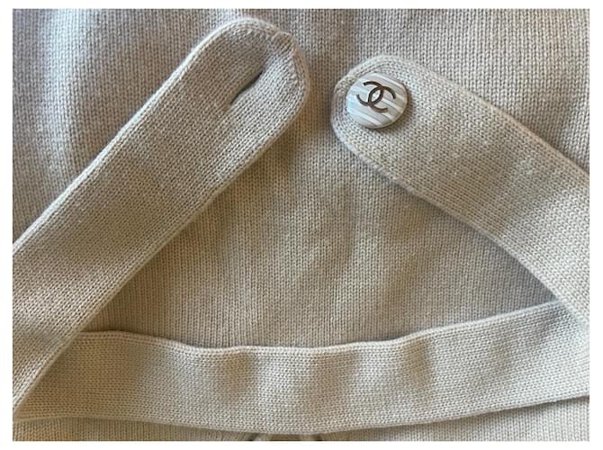 Tunika-Pullover aus 100% Kaschmir von Chanel Beige - Ansicht 4