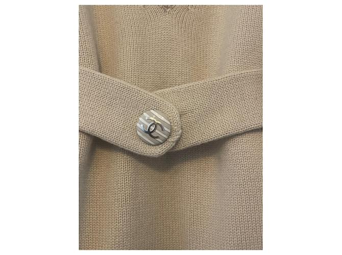 Tunika-Pullover aus 100% Kaschmir von Chanel Beige - Ansicht 8