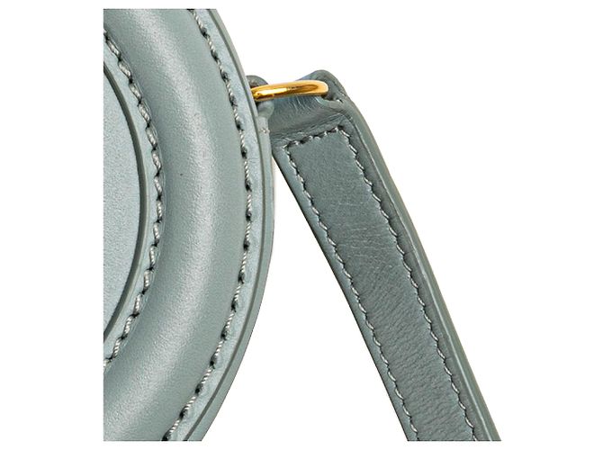 Céline Celine Blu Piccolo Crossbody in Pelle di Vitello Triomphe Ovale Blu chiaro - vista 9