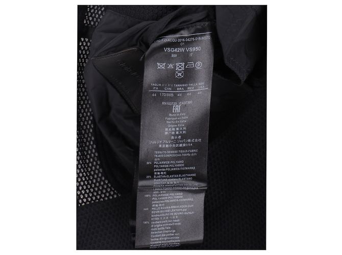 Giorgio Armani Mesh Back Blazer aus schwarner Polyamid - Ansicht 5