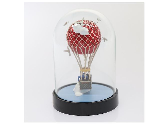 LOUIS VUITTON Snow Globe balloon VIP Only Clear Red LV Auth 86952 - view 4