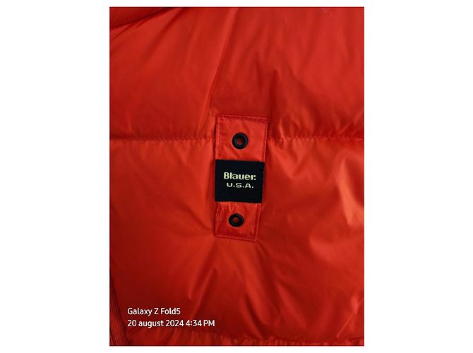 Blauer Weste Orange aus Polyamid XL - Ansicht 3