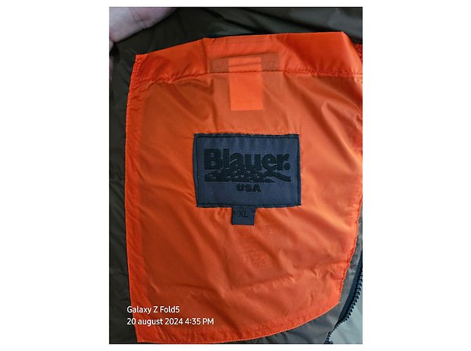 Blauer Weste Orange aus Polyamid XL - Ansicht 5