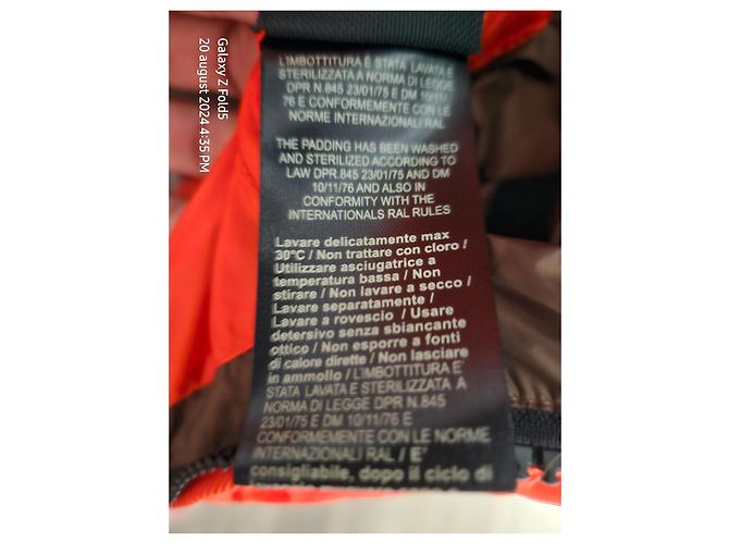 Blauer Weste Orange aus Polyamid XL - Ansicht 7