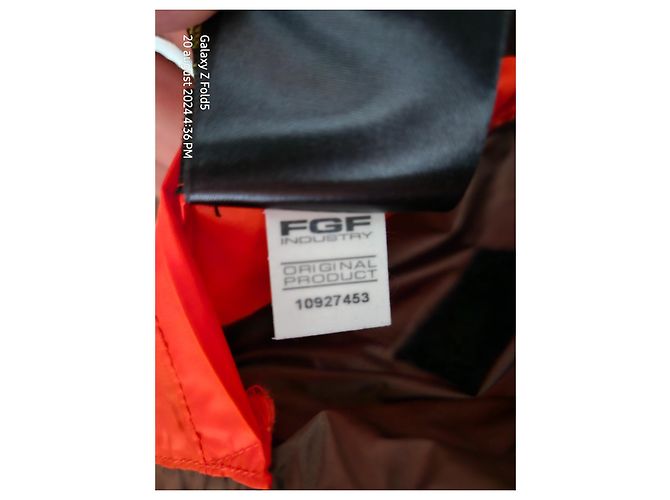 Blauer Weste Orange aus Polyamid XL - Ansicht 9