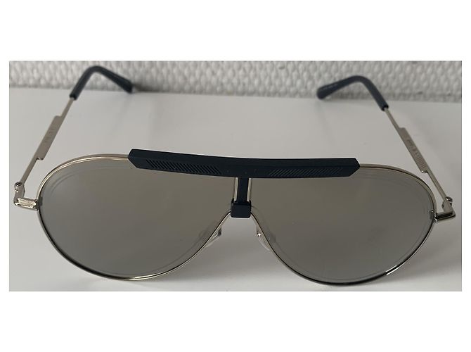 Gafas de sol Jimmy Choo Negras Efecto Espejo Negro Plata - vista 2