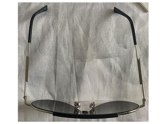 Gafas de sol Jimmy Choo Negras Efecto Espejo Negro Plata - vista 4