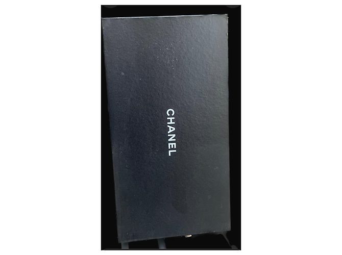 Stivali piatti Chanel in pelle nera con lacci numero 36 Nero - vista 11