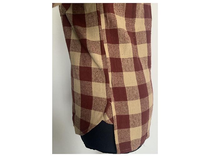 Camicia a quadri in seta Isabel Marant Multicolore - vista 12